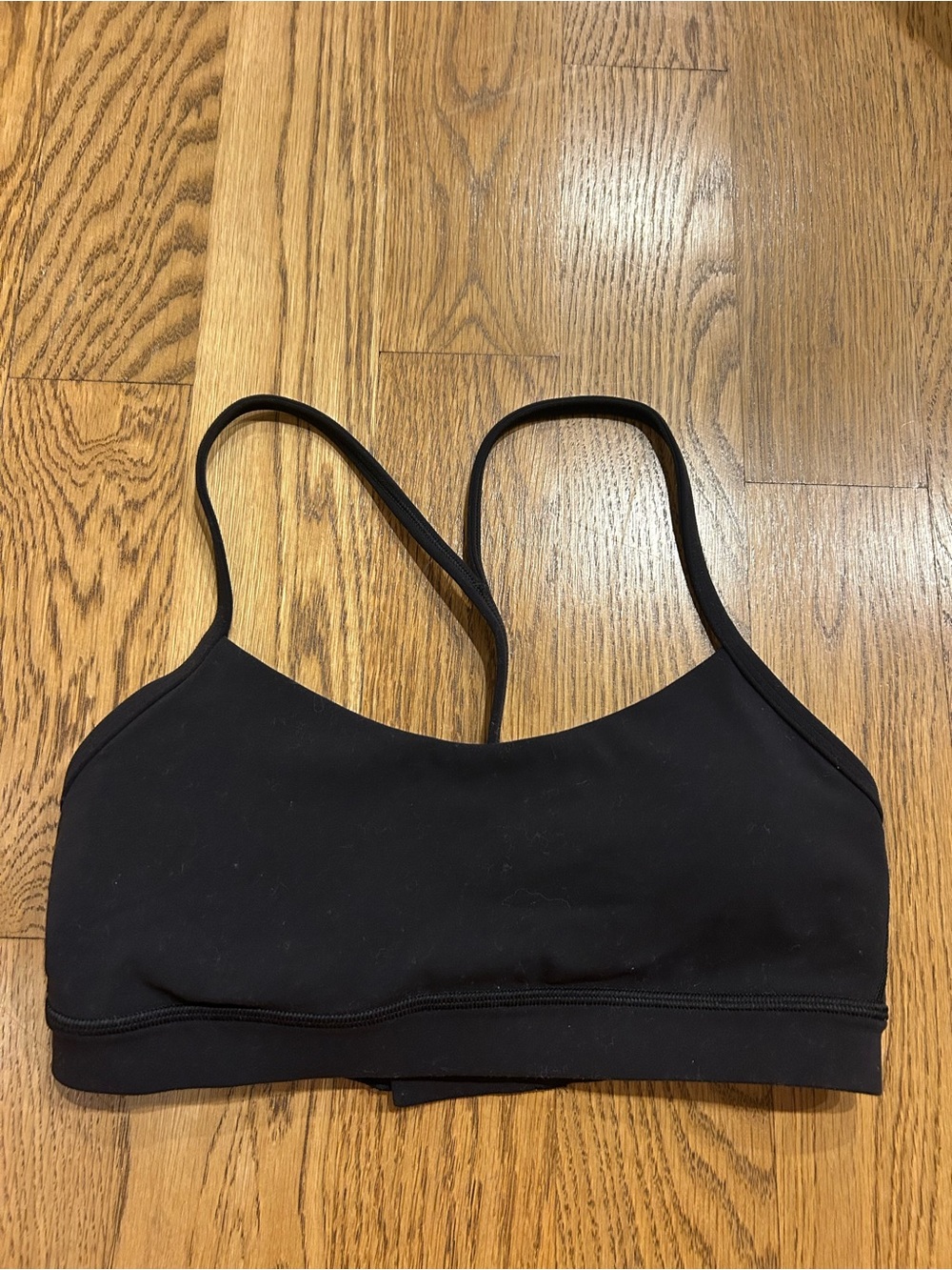 lululemon athletica Black Minimalist Strappy Sports Bralette
